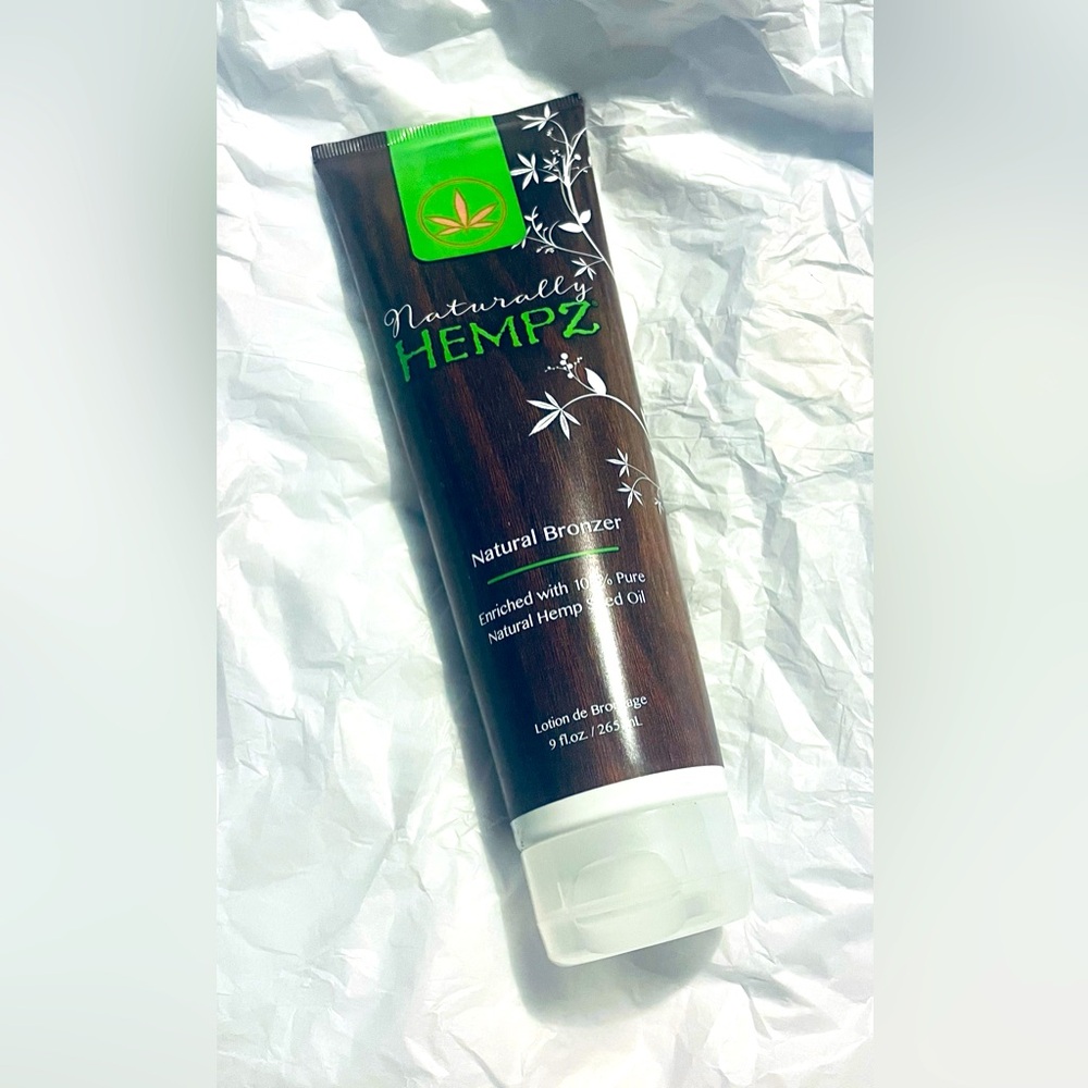 Naturally HEMPZ Natural Bronzer w/100% Pure Natural Hemp Seed Oil 9 fl oz